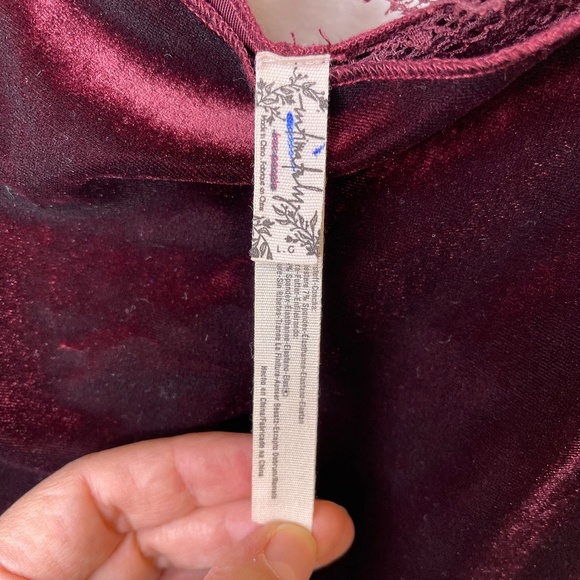Free People Intimately Yasmin Velvet Slip Dress - Picture 14 of 15